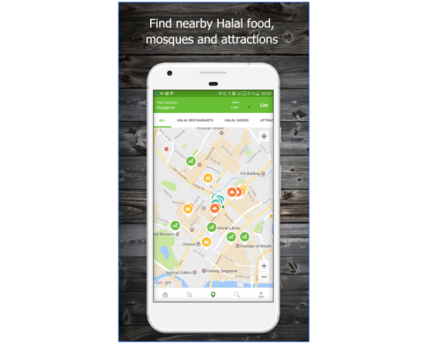HalalTrip mobile app