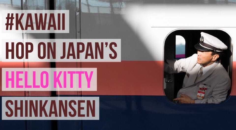 This Is So #Kawaii! Hop On The Hello Kitty Shinkansen When You're In Japan!