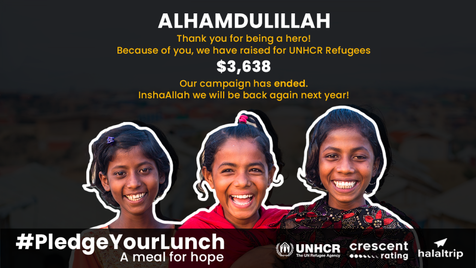 Ramadan 2021 | #PledgeYourLunch: Thank You From All of Us!