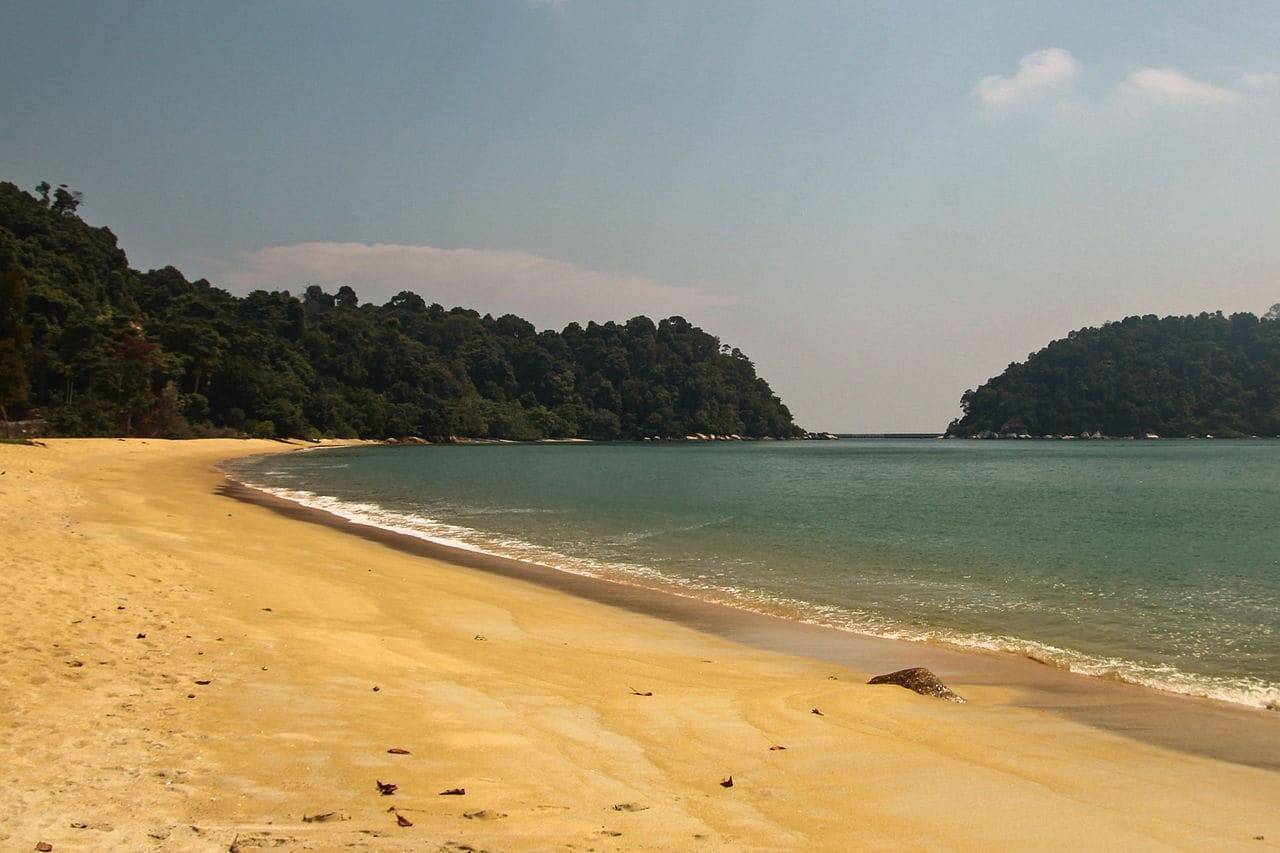 Pasir Bogak Beach On Pangkor Island In Malaysia Beautiful Seascape And Harbor Taken In South East Asia Stock Photo Alamy