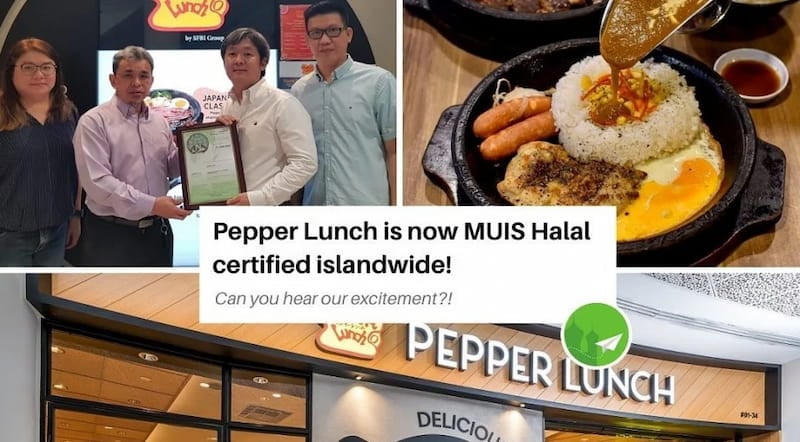 [Breaking News] Pepper Lunch is now Halal in Singapore