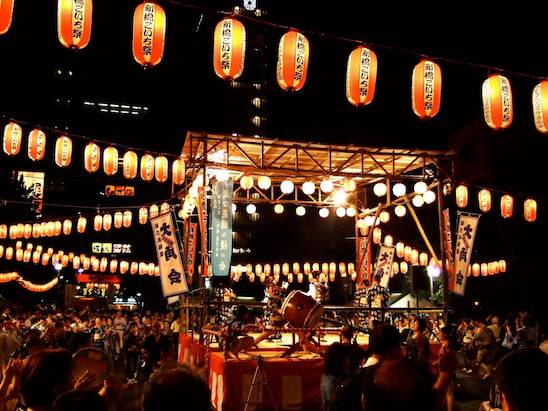 A traditional festival in Japan