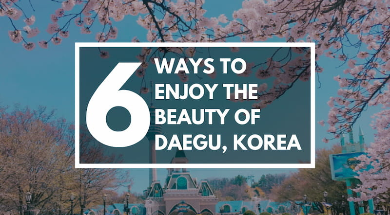 6 Ways to Enjoy the Beauty of Daegu, the 