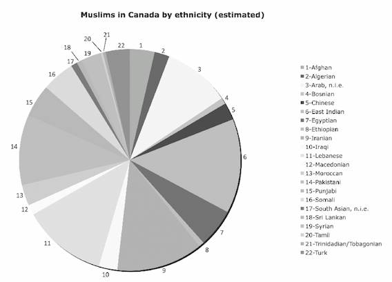 muslims in canada by ethnicity