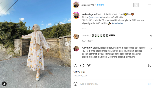 Aleyna Atalar Instagram