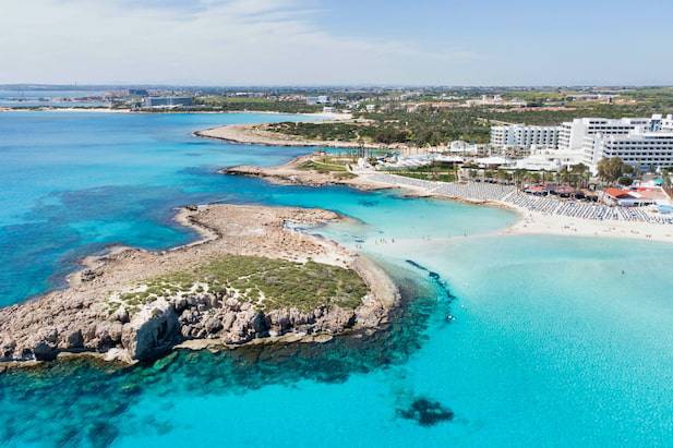 nissi beach in ayia napa, cyprus