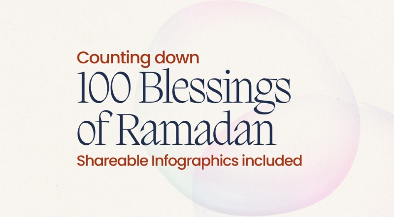 #100BlessingsofRamadan: Journey to Ramadan & Eid 2025