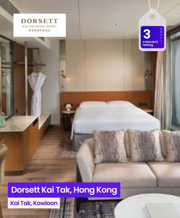 Dorsett Kai Tak Hotel - Muslim Friendly Hotel Near Halal Restaurants and Shopping Hong Kong