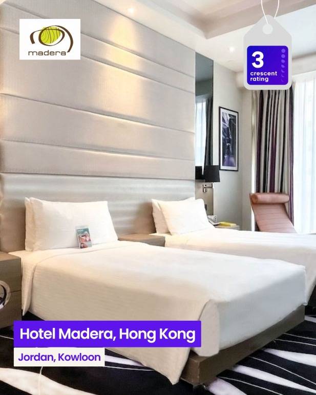 Hotel Madera - Muslim-Friendly Hotel Near Halal Restaurant and Shopping Hong Kong