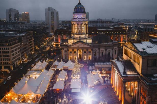 Gendarmenmarkt Berlin Winter Germany