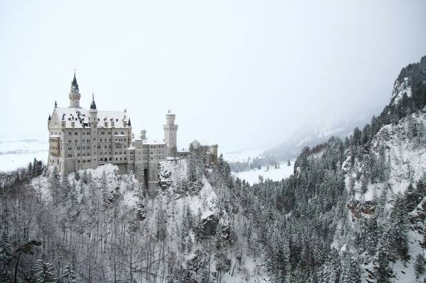 Neuschwanstein Castle Winter Germany