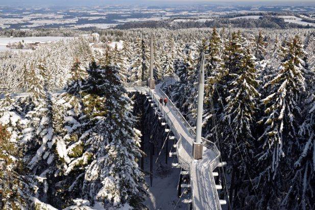 Skywalk Allgau Winter Germany