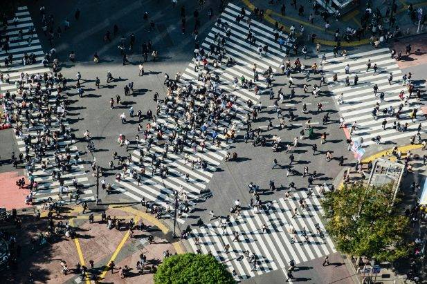 Shibuya Crossing Scramble Japan