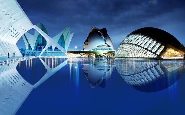 City of Arts & Sciences Valencia Spanyol