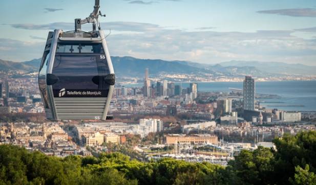 Kereta Gantung Montjuic Barcelona Spanyol