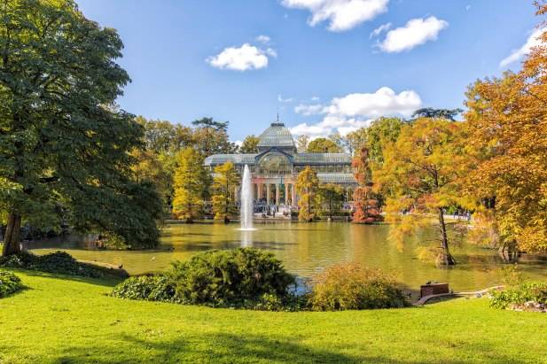Retiro Park Madrid Spain