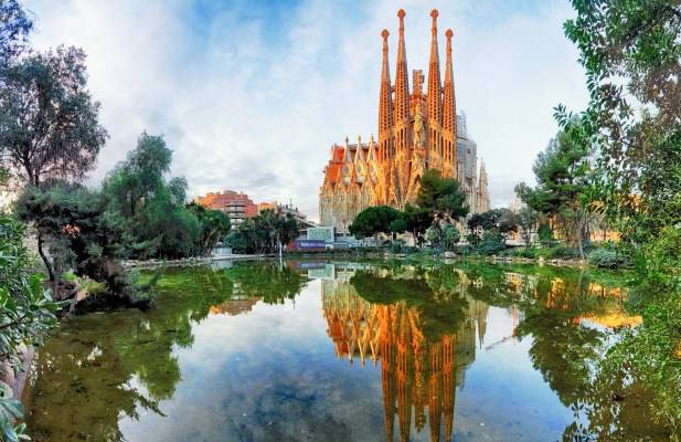 Sagrada Familia Barcelona Spanyol