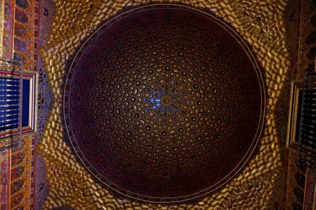 Real Alcazar's Dome in Seville, Spain