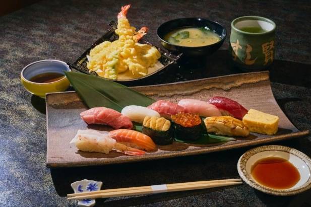 Halal Sushi & Tempura at Sushi-Ken Asakusa