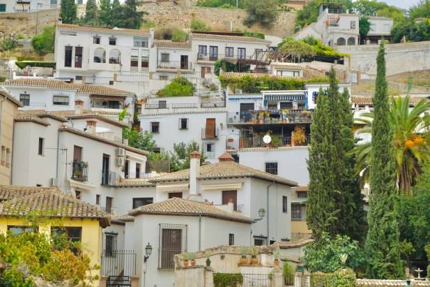 The Albaicin in Granada Spain