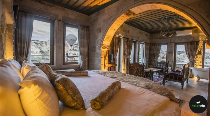 Sleeping in the Sky: Why Şah Saray Cave Hotel is Cappadocia’s Ultimate Muslim-Friendly Escape