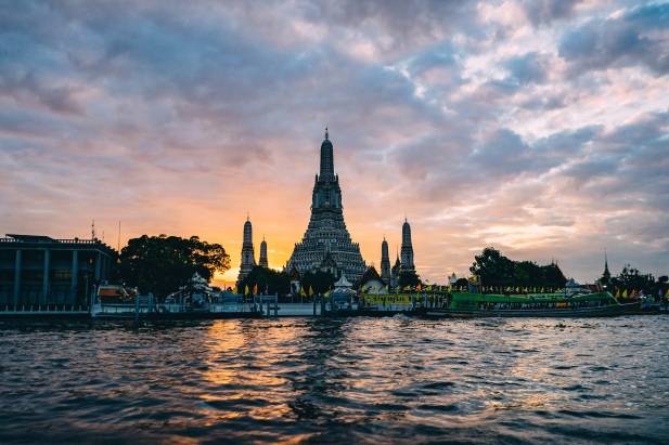 Chao Phraya and Grand Palace Bangkok