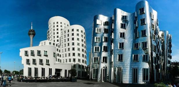 Gehry Buildings Dusseldorf Germany