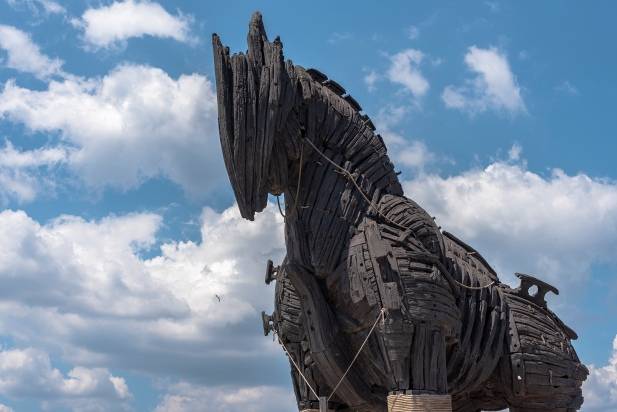 Troy Horse Statue Canakkale Turkey