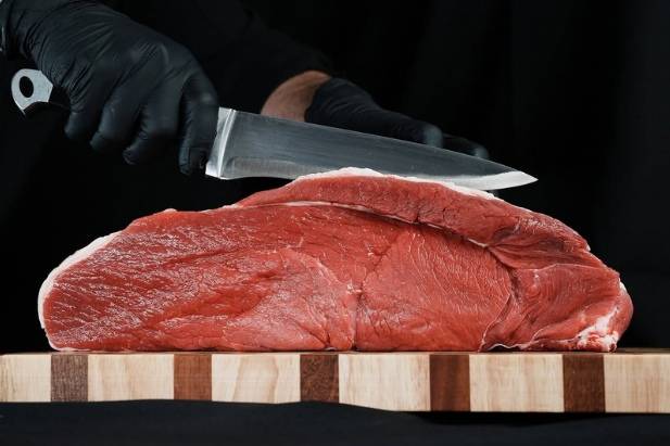 Shashleek Meat Preparation Shop Uzbekistan