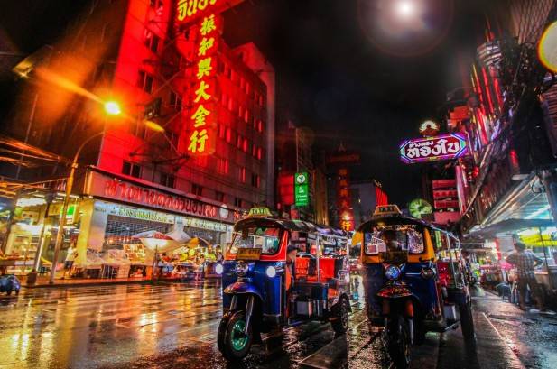 Bangkok Cyberpunk City