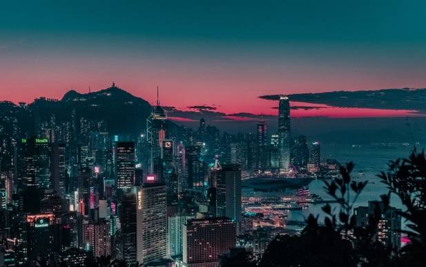 Hong Kong Cyberpunk City