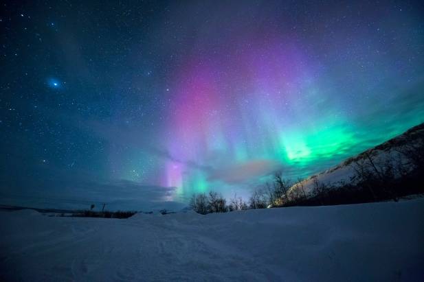 Tromso Norway Aurora Lights